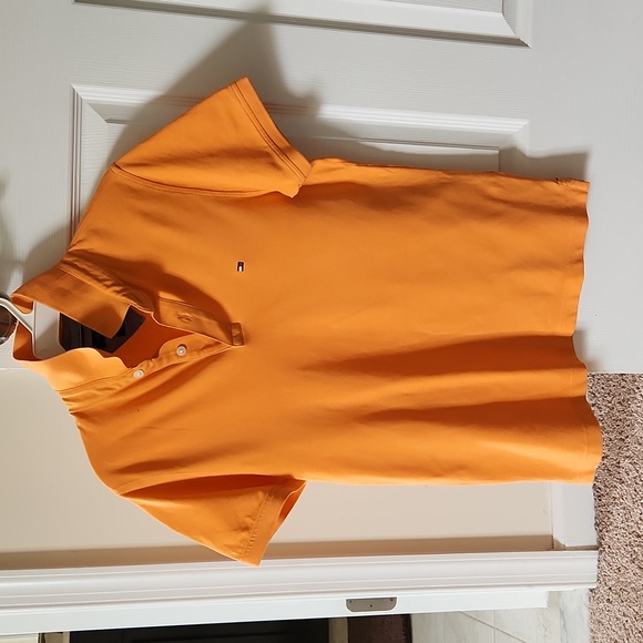 Tommy Hilfiger Other - Tommy Hilfiger slim fit polo short sleeves  Small Orange